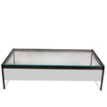 Holly Hunt Lugano Linden Brass Cocktail Table